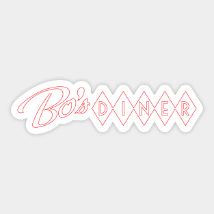 Bo's Diner (Variant) - Baby Driver Sticker